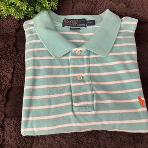 Polo by Ralph Lauren Kids Striped Green Shirt